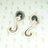 Mexican Modernist Earrings with a Saucy Swing