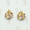 Incredible Retro Sapphire Stud Earrings