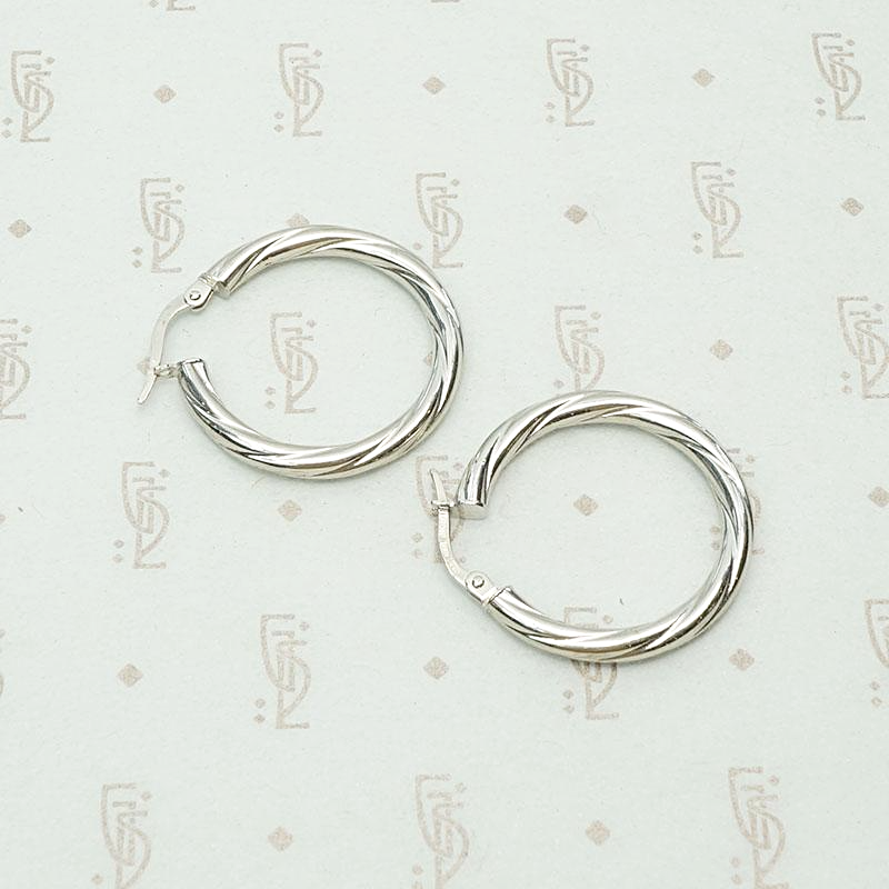 New Favorite White Gold Hoop Earrings