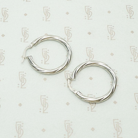 New Favorite White Gold Hoop Earrings