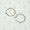 New Favorite White Gold Hoop Earrings