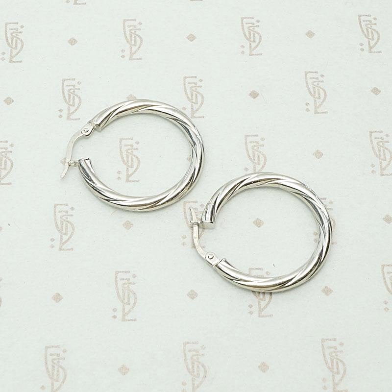 New Favorite White Gold Hoop Earrings