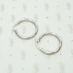 New Favorite White Gold Hoop Earrings