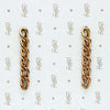Long Rosy Chain Link Earrings