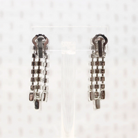 Sparkle & Swing Rhinestone Fringe Earrings