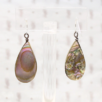 Mystical Abalone Earrings with Sterling Details