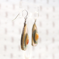 Mystical Abalone Earrings with Sterling Details