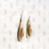 Mystical Abalone Earrings with Sterling Details