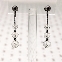Glamorous 1920s Rock Crystal Earrings