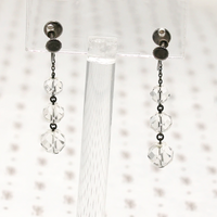 Glamorous 1920s Rock Crystal Earrings