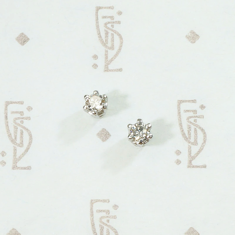 Sweet 0.19tcw Diamond Studs in Platinum