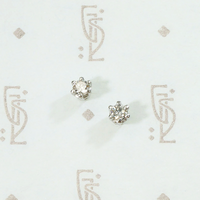 Sweet 0.19tcw Diamond Studs in Platinum
