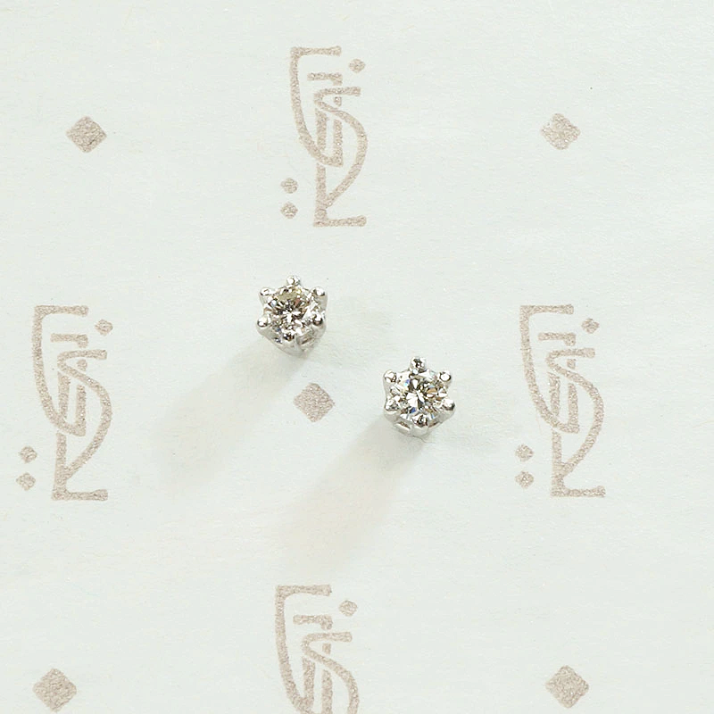 Sweet 0.19tcw Diamond Studs in Platinum