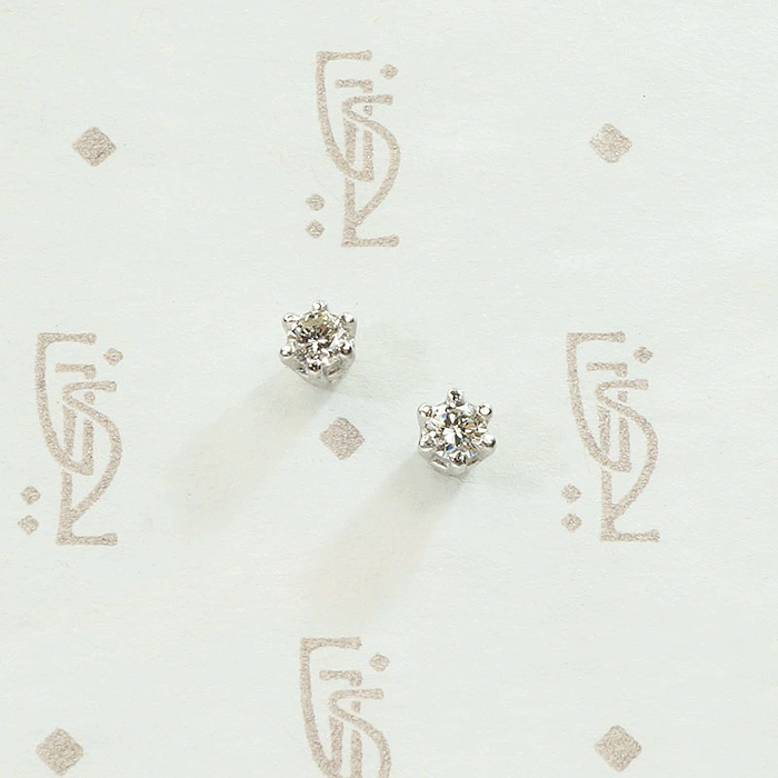 Sweet 0.19tcw Diamond Studs in Platinum