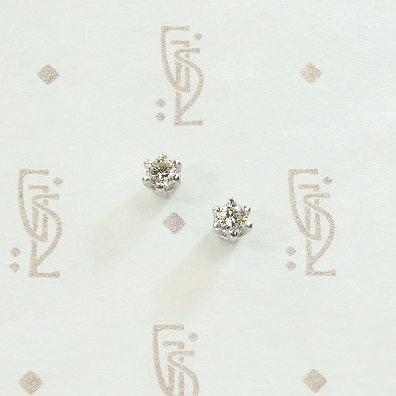 Sweet 0.19tcw Diamond Studs in Platinum
