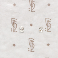 Sparkling Little Oval Cut Diamond Stud Earrings
