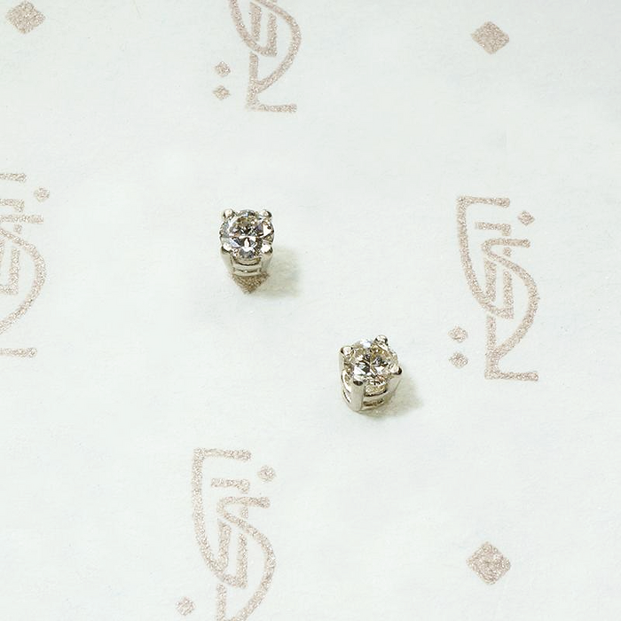 Pretty Little Vintage Diamond Studs