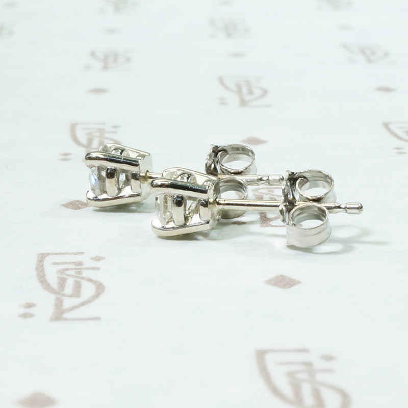 Old Mine Diamond Stud Earrings