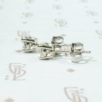 Old Mine Diamond Stud Earrings