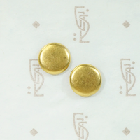 Edgy & Luxe Gold Rivet Stud Earrings