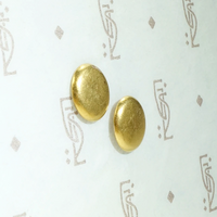 Edgy & Luxe Gold Rivet Stud Earrings