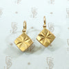Starry Russian Gold Earbobs