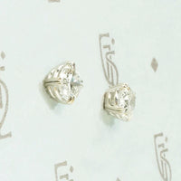 Lovely 0.68tcw Diamond Stud Earrings in White Gold