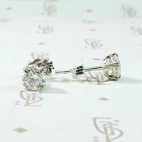 Lovely 0.68tcw Diamond Stud Earrings in White Gold