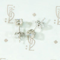 Lovely 0.68tcw Diamond Stud Earrings in White Gold