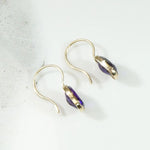 Sumptuous Antique Amethyst Earbobs