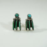Turquoise Petit Point Turquoise Studs