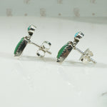 Turquoise Petit Point Turquoise Studs