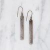Sodalite in Sterling Silver Pillar Earrings