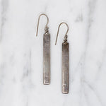 Sodalite in Sterling Silver Pillar Earrings