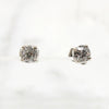 Old European Cut 1tcw Diamonds in White Gold Studs