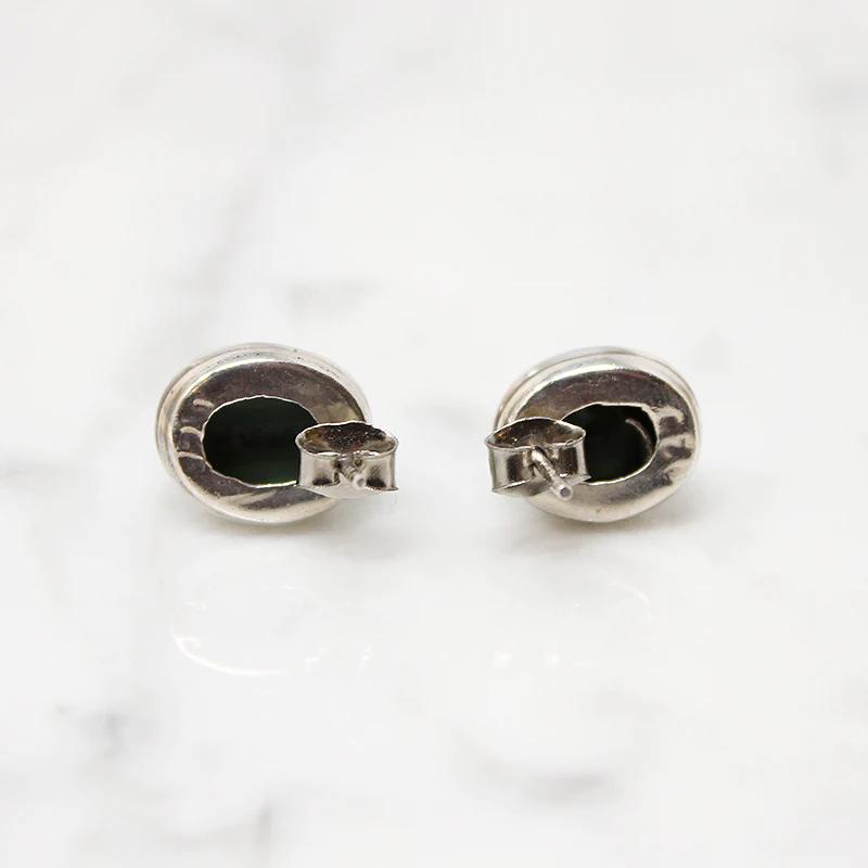 Tropical Ocean Colored Turquoise & Sterling Studs
