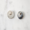 Pink Howlite & Sterling Silver Stud Earrings