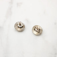 Sterling Silver Dome Studs with Rocker Designs