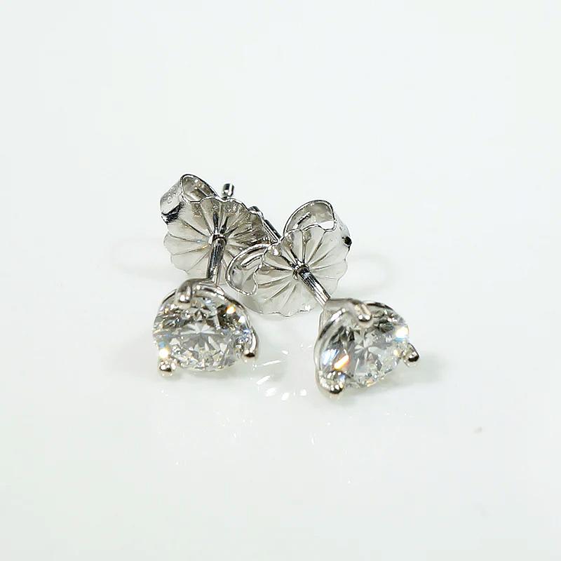 Bright Vintage 0.83tcw Diamonds in Platinum Martini Studs