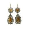Everyday Elegance Antique Georgian Earrings - Gem Set Love