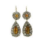 Everyday Elegance Antique Georgian Earrings - Gem Set Love
