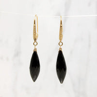 The Mughal Earring with Black Spinel Drops by brunet