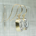 Sparkling Antique Crystal Ear Drops