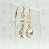 LUNA Moonstone and Diamond Ear Drops