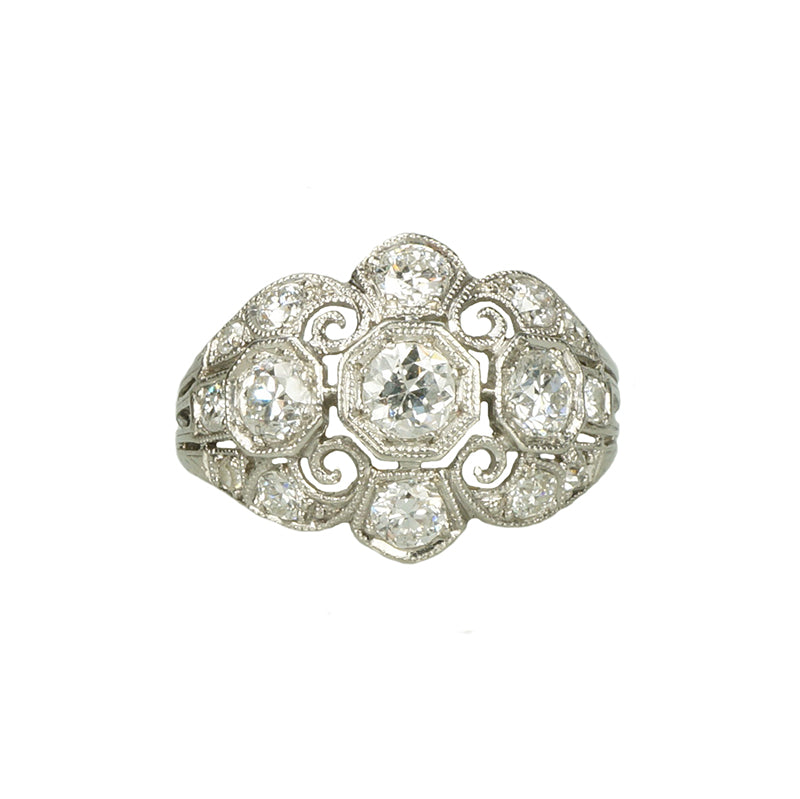 Platinum and Diamond Edwardian Beauty