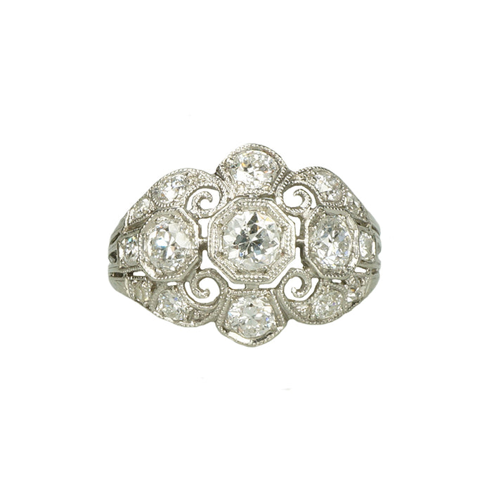 Platinum and Diamond Edwardian Beauty