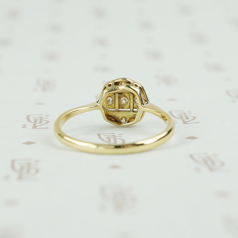 back view of edwardian ring