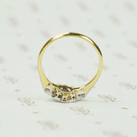 Sapphire and Diamond Vintage Ring