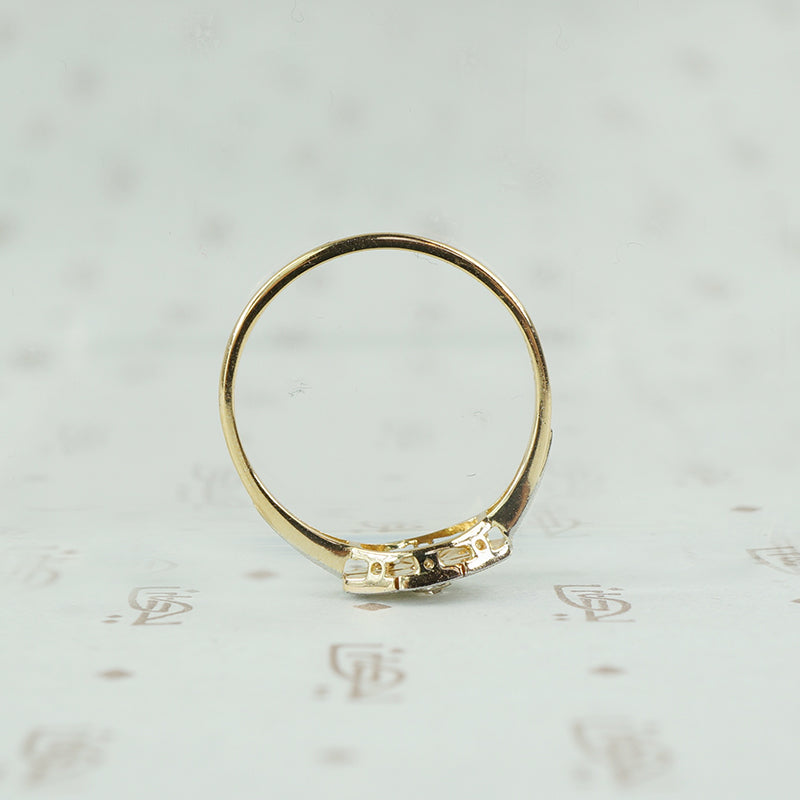 side view edwardian ring