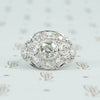 platinum edwardian diamond ring